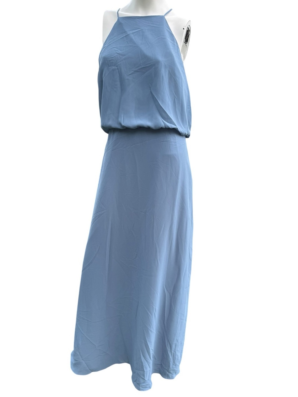 Bill Levkoff Dusty Blue Sleeveless Dress